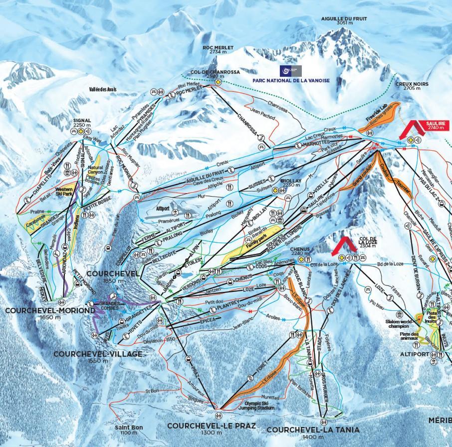 40M2 - Ski Aux Pieds - La Tania - Parking Couvert Exterior photo